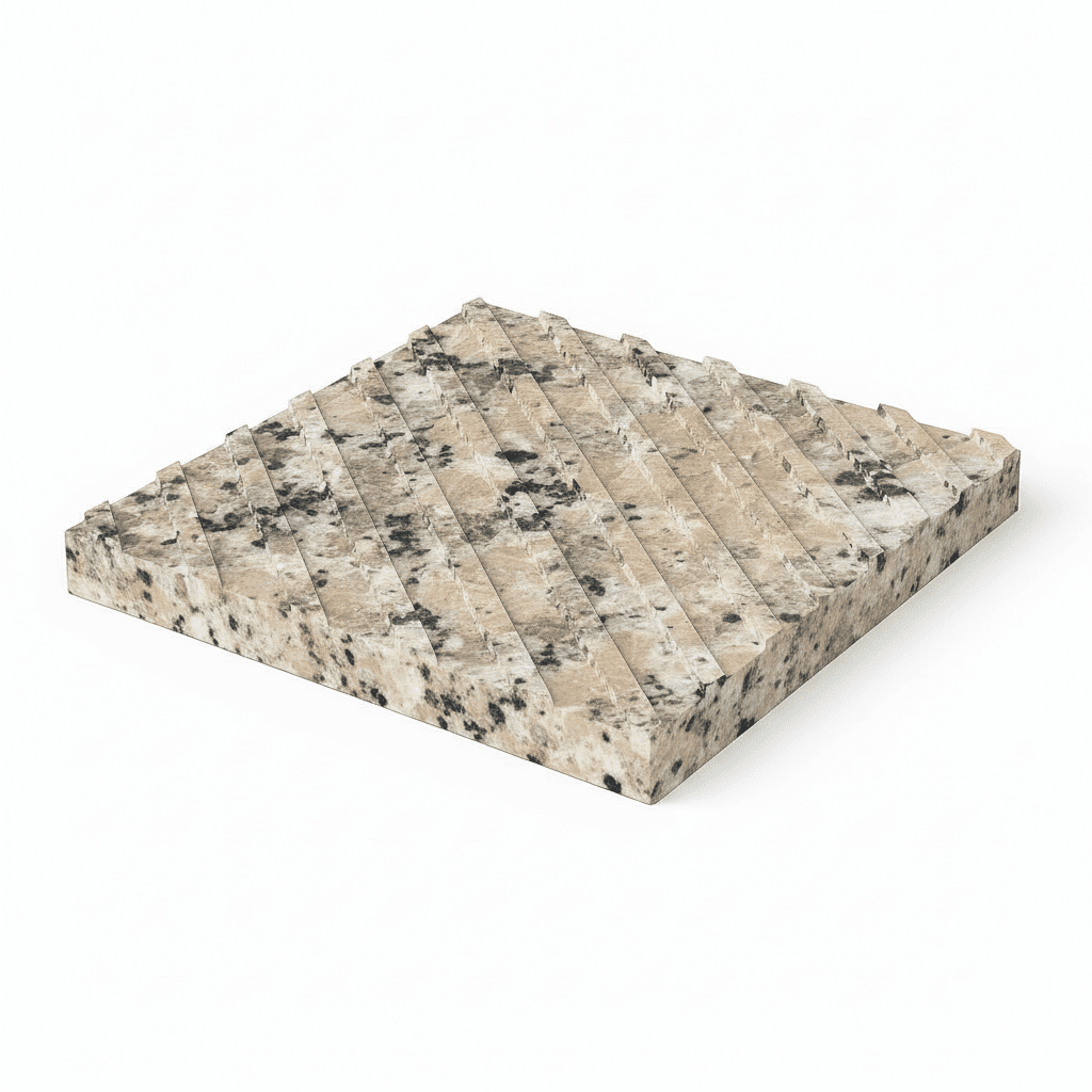 Тактильная плита с диагональным рифом - фото 1