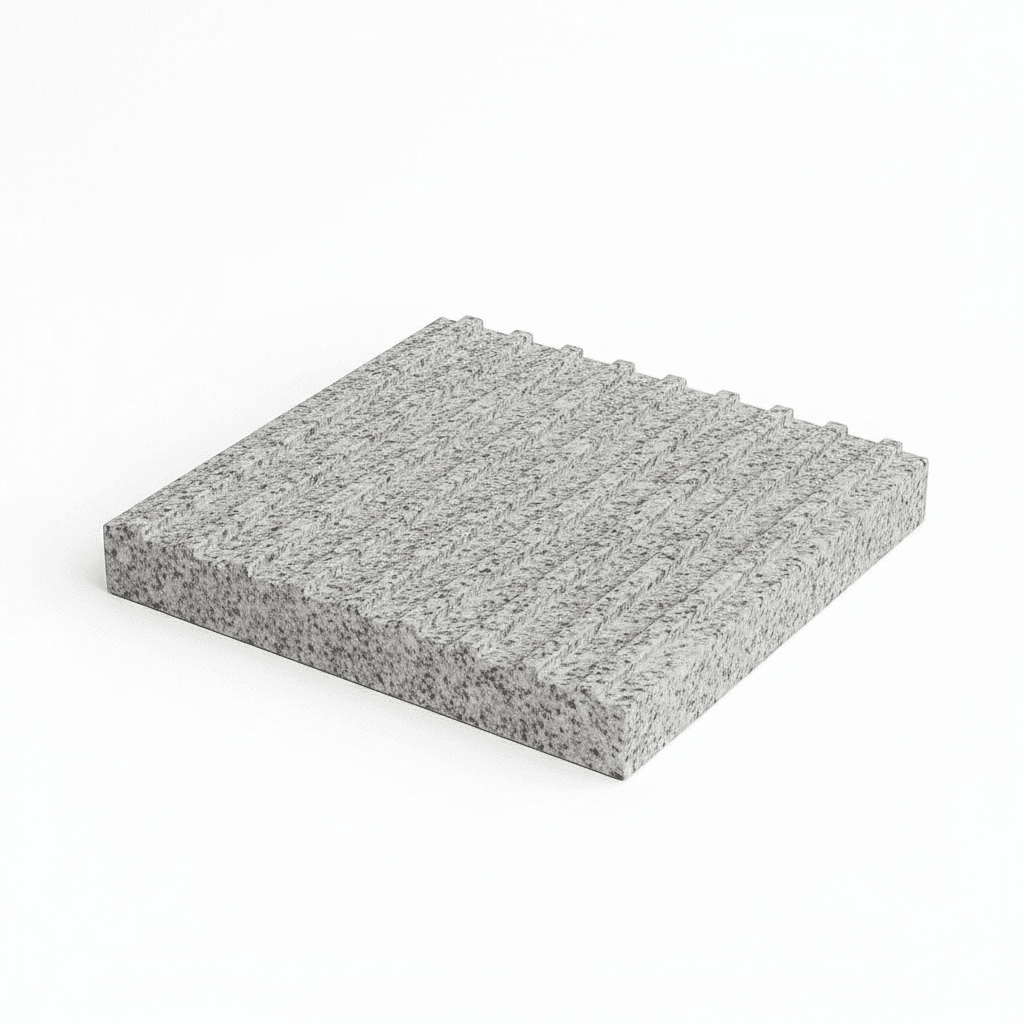 Тактильная плита с продольным рифом - фото 1