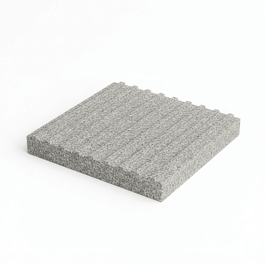 Тактильная плита с продольным рифом - фото 1