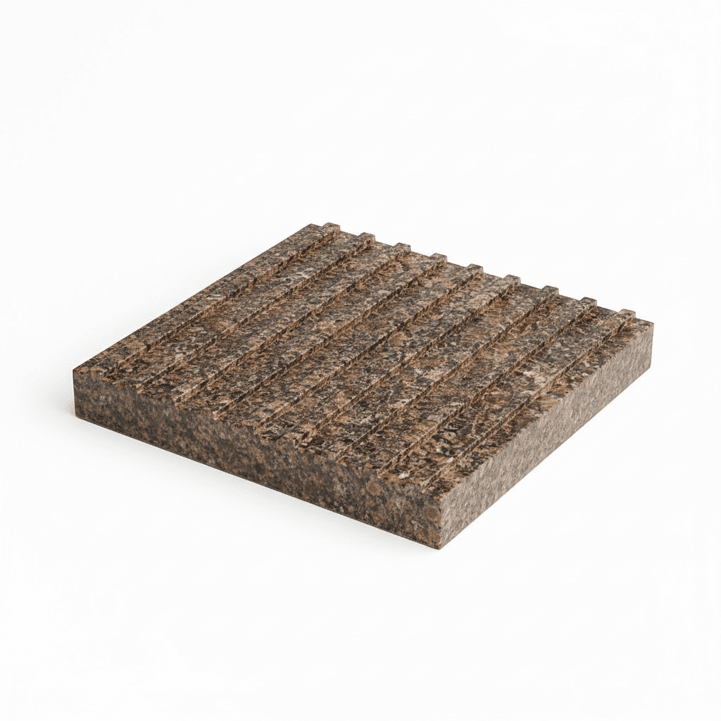 Тактильная плита с продольным рифом - фото 1