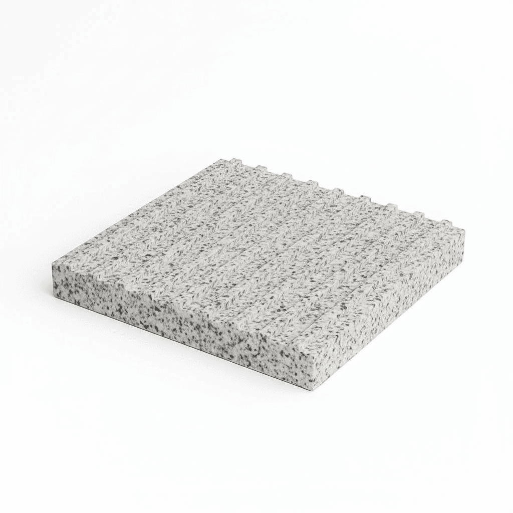 Тактильная плита с продольным рифом - фото 1