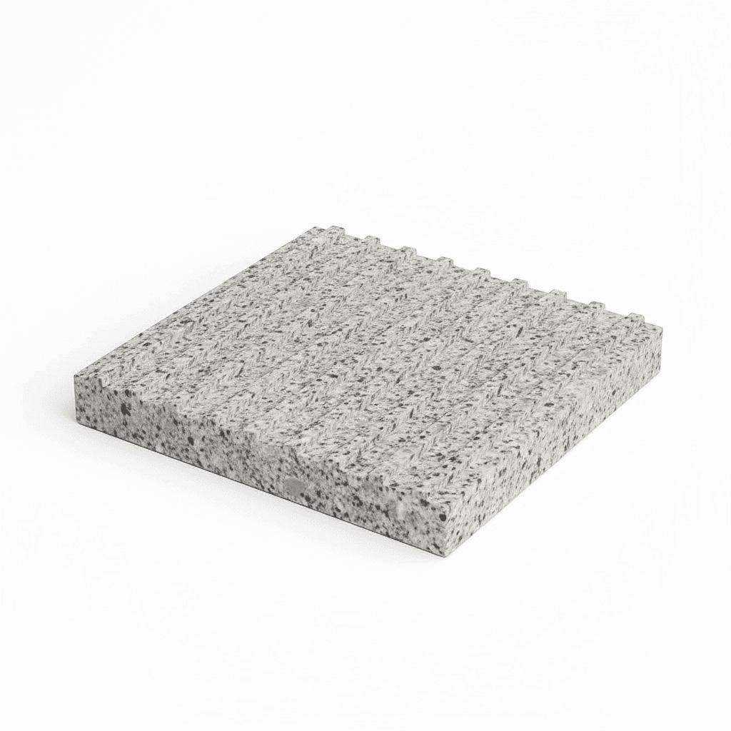 Тактильная плита с продольным рифом - фото 1