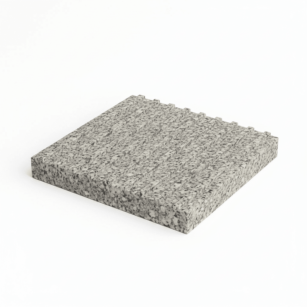 Тактильная плита с продольным рифом - фото 1