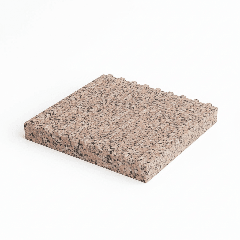 Тактильная плита с продольным рифом - фото 1