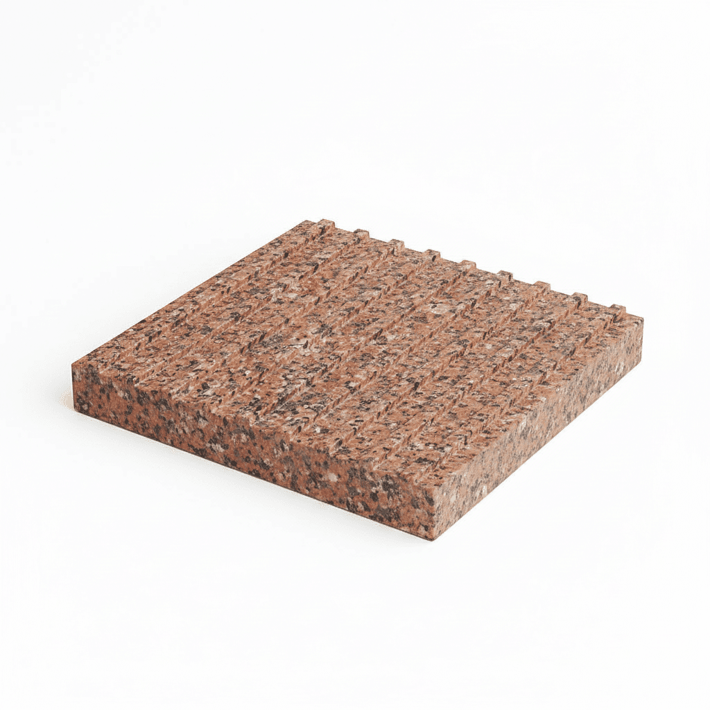 Тактильная плита с продольным рифом - фото 1