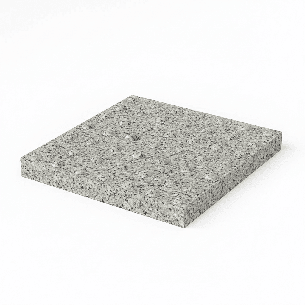 Тактильная плита с конусообразными рифами в линейном порядке - фото 1