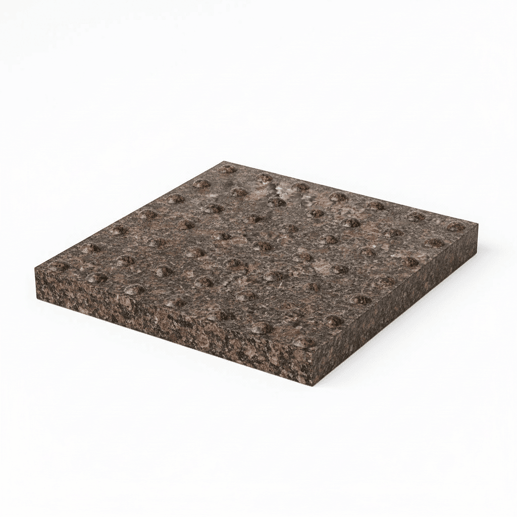 Тактильная плита с конусообразными рифами в линейном порядке - фото 1