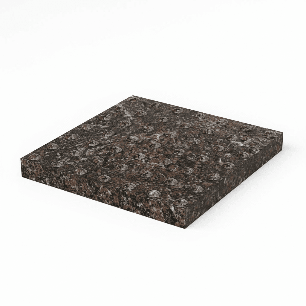 Тактильная плита с конусообразными рифами в линейном порядке - фото 1