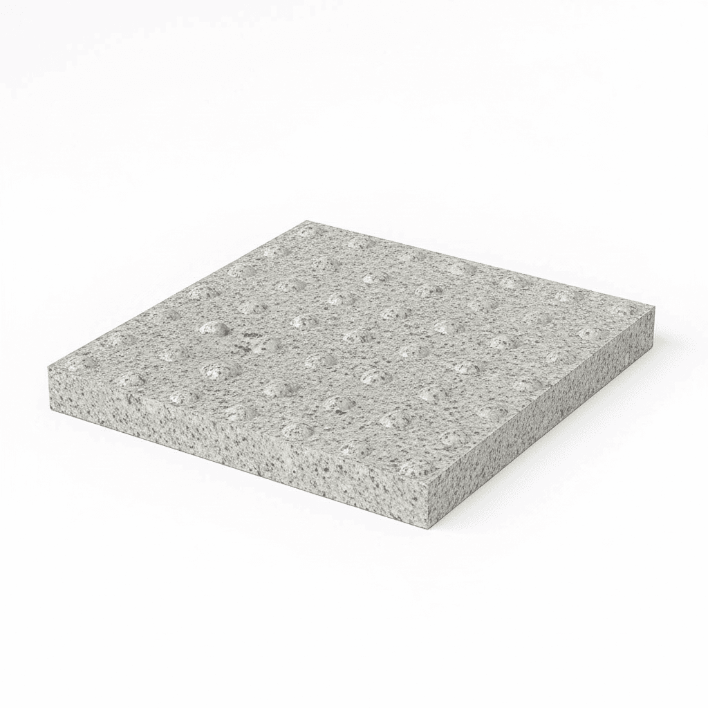 Тактильная плита с конусообразными рифами в линейном порядке - фото 1