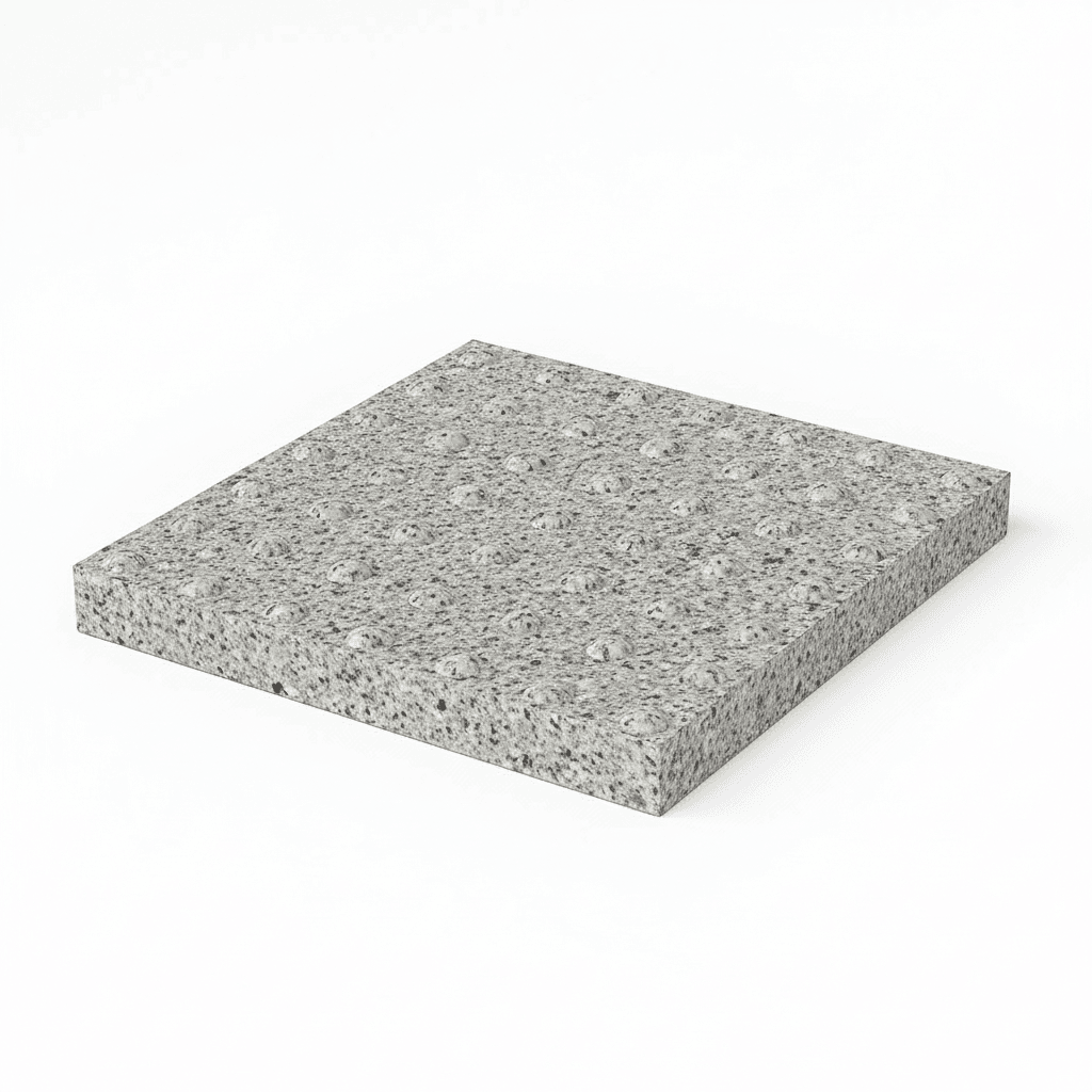 Тактильная плита с конусообразными рифами в линейном порядке - фото 1