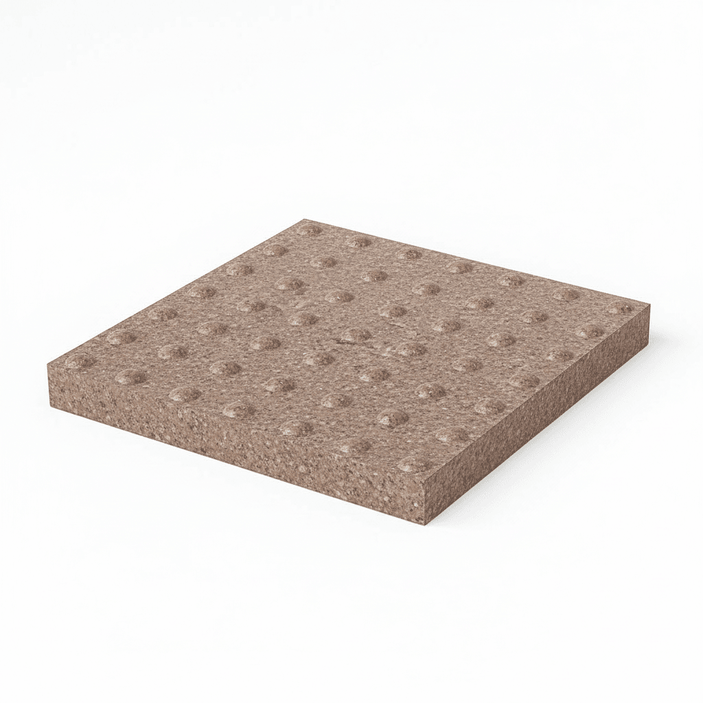 Тактильная плита с конусообразными рифами в линейном порядке - фото 1