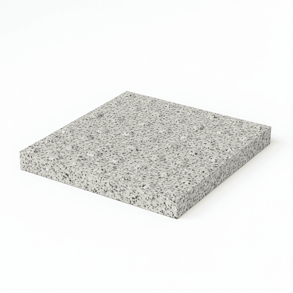 Тактильная плита с конусообразными рифами в линейном порядке - фото 1