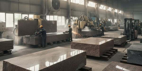 Цех по обработке гранита