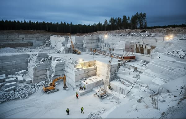 Добыча гранита